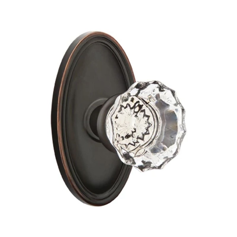 Emtek Astoria Knob with Oval Rosette