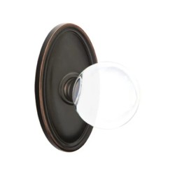 Emtek Bristol Knob with Oval Rosette