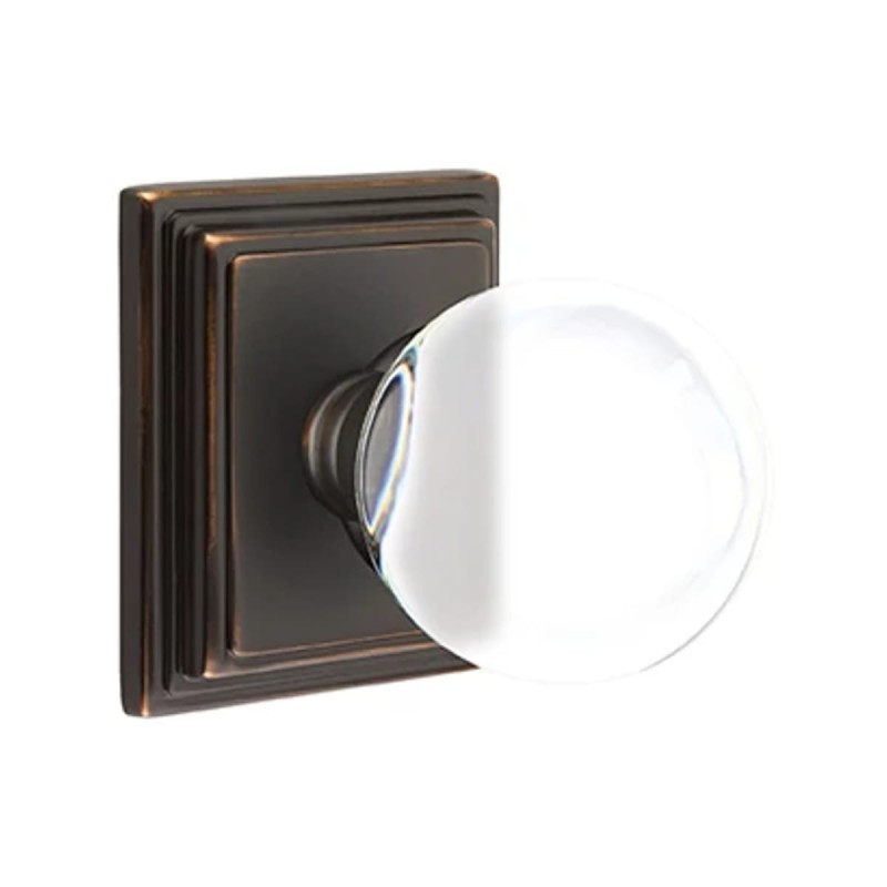 Emtek Bristol Knob with Wilshire Rosette