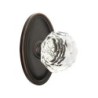 Emtek Diamond Knob with Oval Rosette