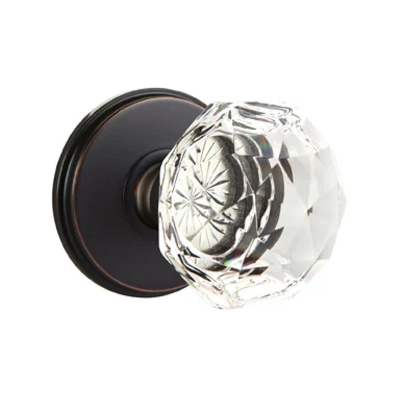 Emtek Diamond Knob with Watford Rosette