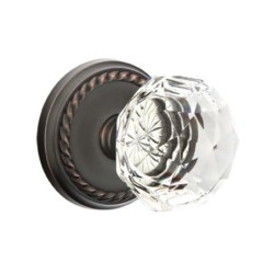 Emtek Diamond Knob with Rope Rosette