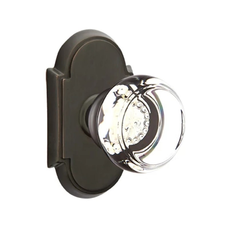 Emtek Georgetown Knob with Style 8 Rosette