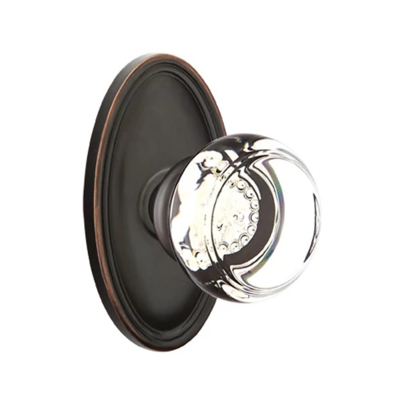 Emtek Georgetown Knob with Oval Rosette