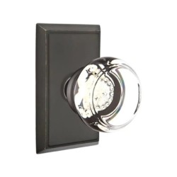 Emtek Georgetown Knob with Rectangular Rosette