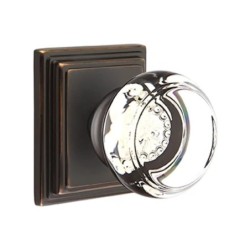 Emtek Georgetown Knob with Wilshire Rosette