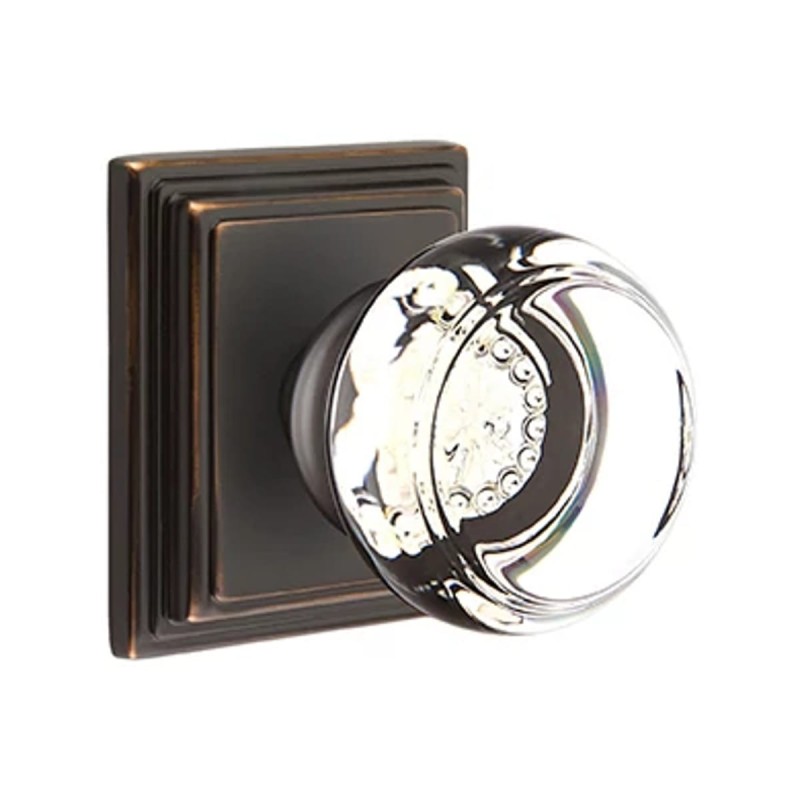 Emtek Georgetown Knob with Wilshire Rosette