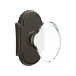 Emtek Hampton Knob with Style 8 Rosette