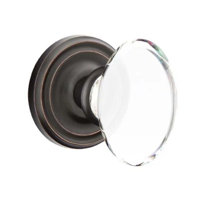 Emtek Hampton Knob with Regular Rosette