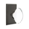 Emtek Hampton Knob with Rectangular Rosette