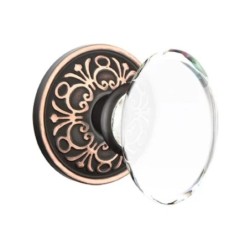Emtek Hampton Knob with Lancaster Rosette