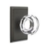 Emtek Lowell Knob with Rectangular Rosette