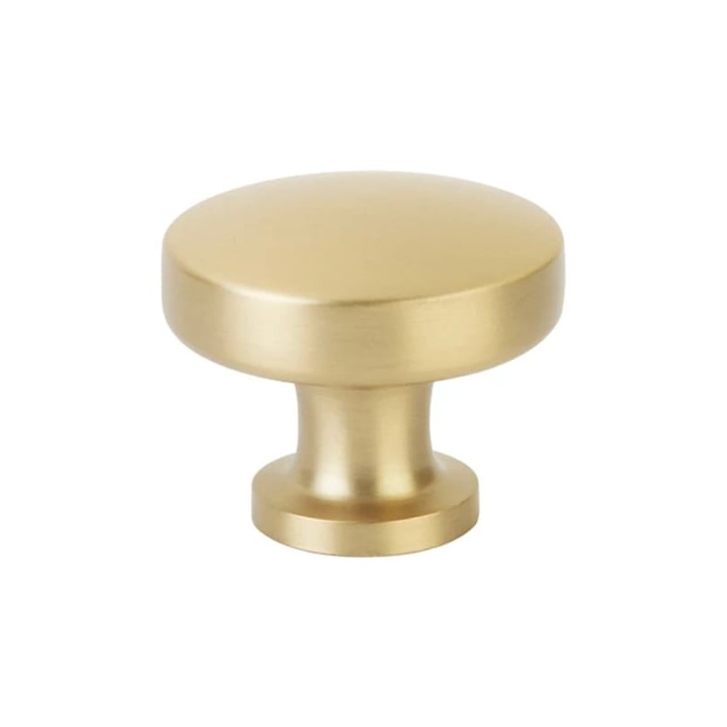 Emtek Paxton Brass Cabinet Knob, 1-1/4 inch diameter
