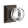 Emtek Lowell Knob with Wilshire Rosette