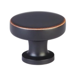 Emtek Paxton Brass Cabinet Knob, 1-1/4 inch diameter