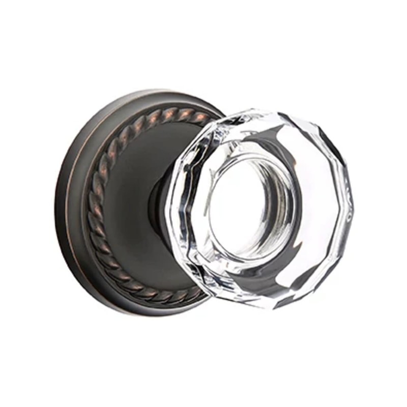 Emtek Lowell Knob with Rope Rosette