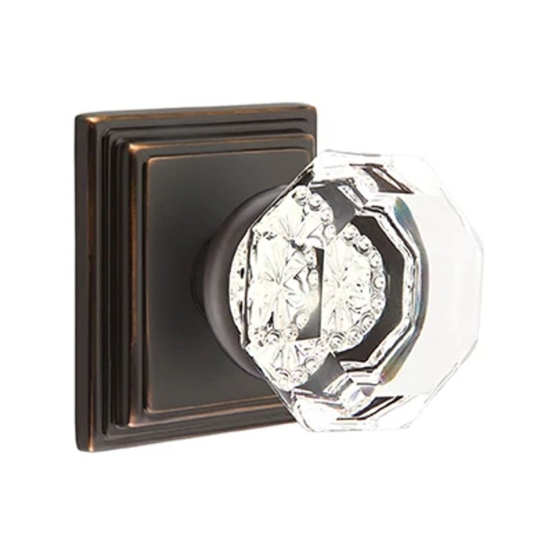 Emtek Old Town Knob with Wilshire Rosette