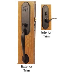 Emtek Charleston Mortise Lock Set