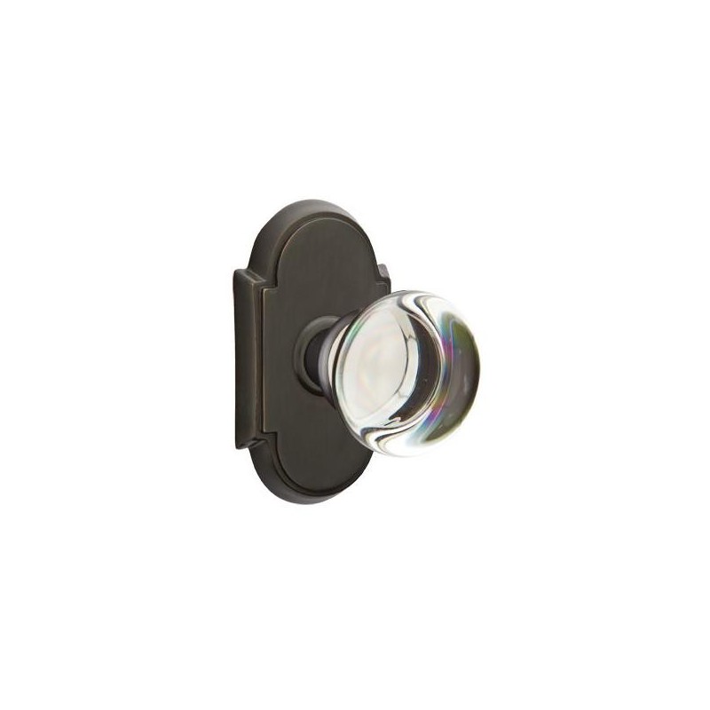Emtek Providence Crystal Knob with Style 8 Rosette