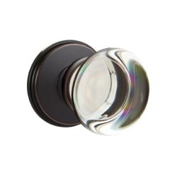 Emtek Providence Crystal Knob with Watford Rosette