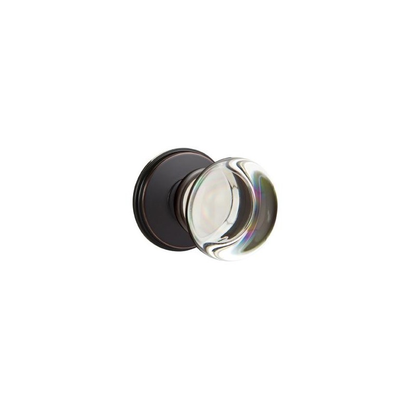 Emtek Providence Crystal Knob with Watford Rosette