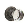 Emtek Providence Crystal Knob with Ribbon and Reed Rosette