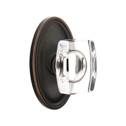 Emtek Windsor Knob with Oval Rosette