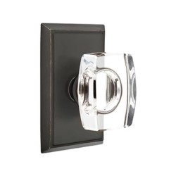 Emtek Windsor Knob with Rectangular Rosette