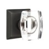 Emtek Windsor Knob with Quincy Rosette