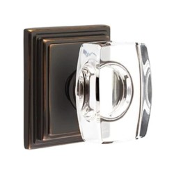 Emtek Windsor Knob with Wilshire Rosette