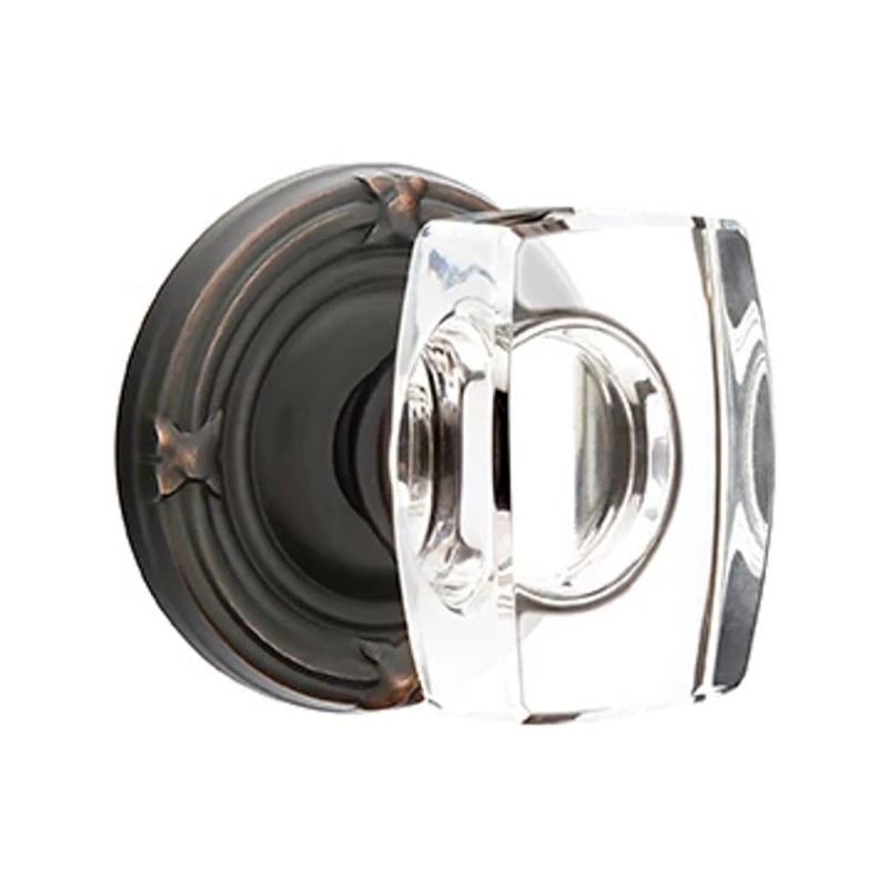 Emtek Windsor Knob with Ribbon and Reed Rosette