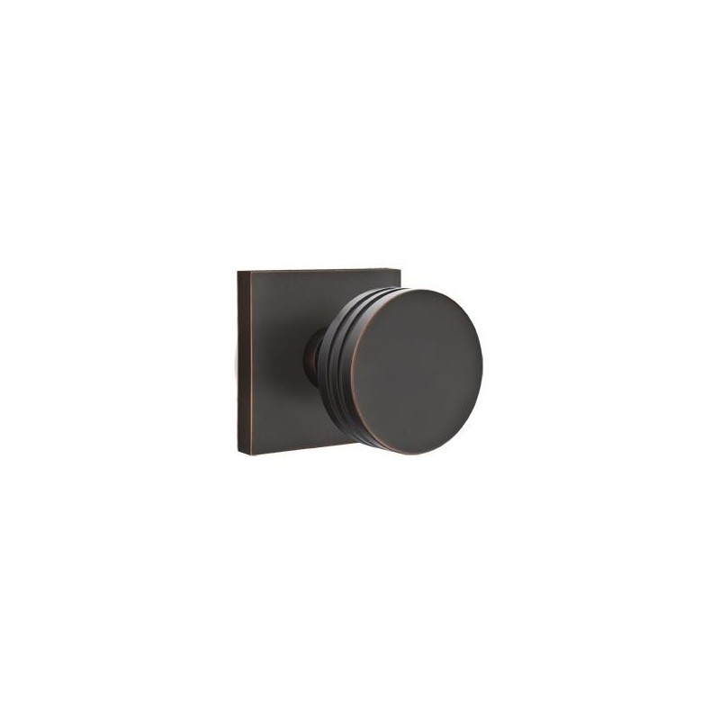 Emtek Bern Knob with Square Rosette
