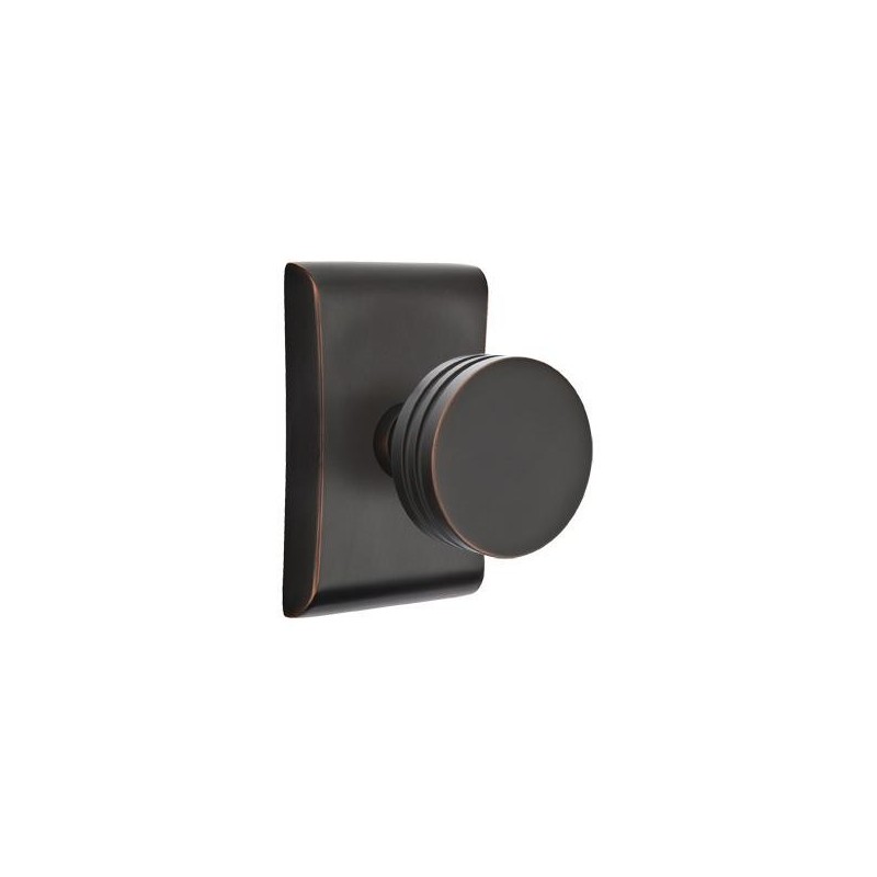 Emtek Bern Knob with Neos Rosette