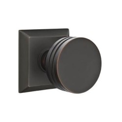 Emtek Bern Knob with Quincy Rosette