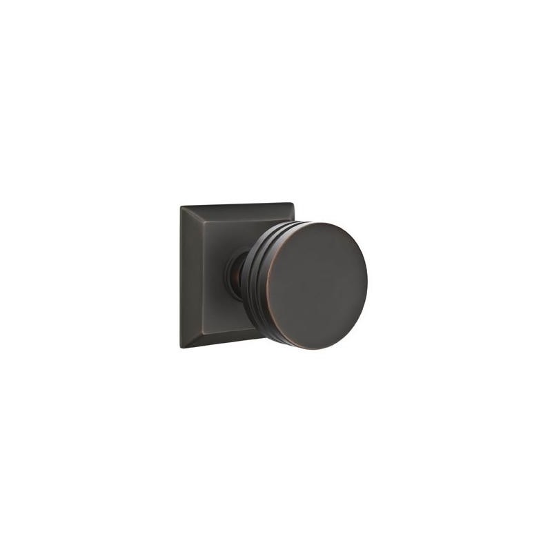 Emtek Bern Knob with Quincy Rosette