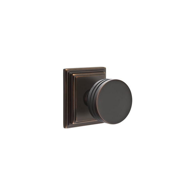 Emtek Bern Knob with Wilshire Rosette