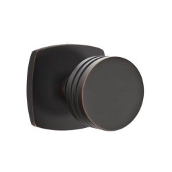 Emtek Bern Knob with Urban Modern Rosette