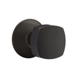Emtek Freestone Knob with Modern Rosette
