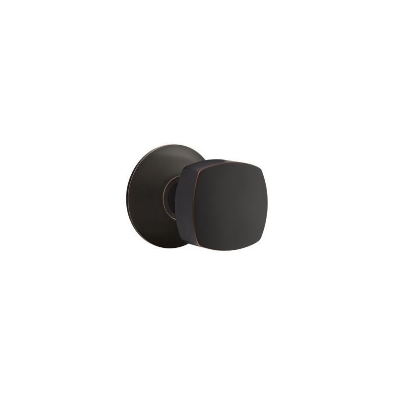 Emtek Freestone Knob with Modern Rosette