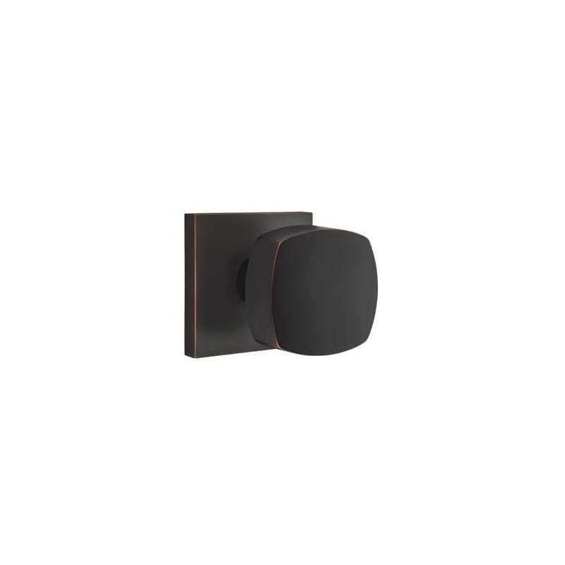 Emtek Freestone Knob with Square Rosette