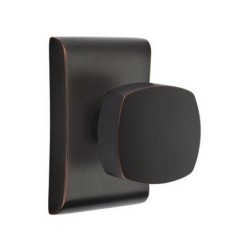 Emtek Freestone Knob with Neos Rosette