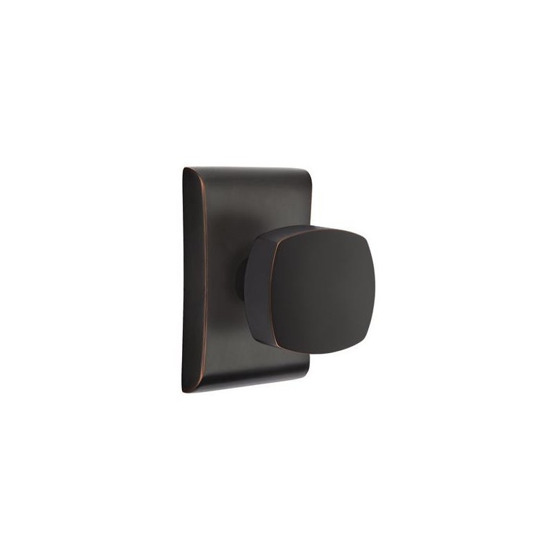 Emtek Freestone Knob with Neos Rosette
