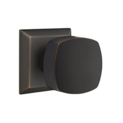 Emtek Freestone Knob with Quincy Rosette