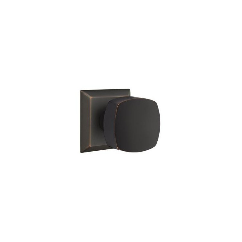 Emtek Freestone Knob with Quincy Rosette