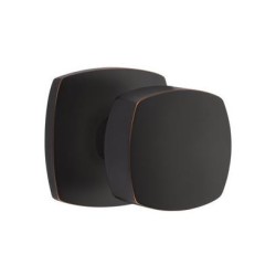 Emtek Freestone Knob with Urban Modern Rosette