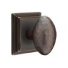 Emtek Hammered Egg Knob with Wilshire Rosette