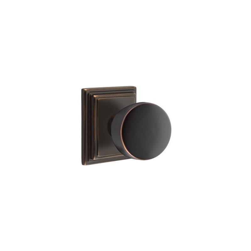 Emtek Laurent Knob with Wilshire Rosette