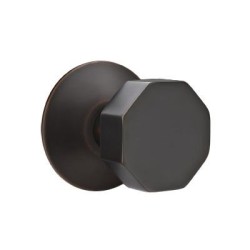 Emtek Octagon Knob with Modern Rosette