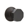 Emtek Octagon Knob with Modern Rosette