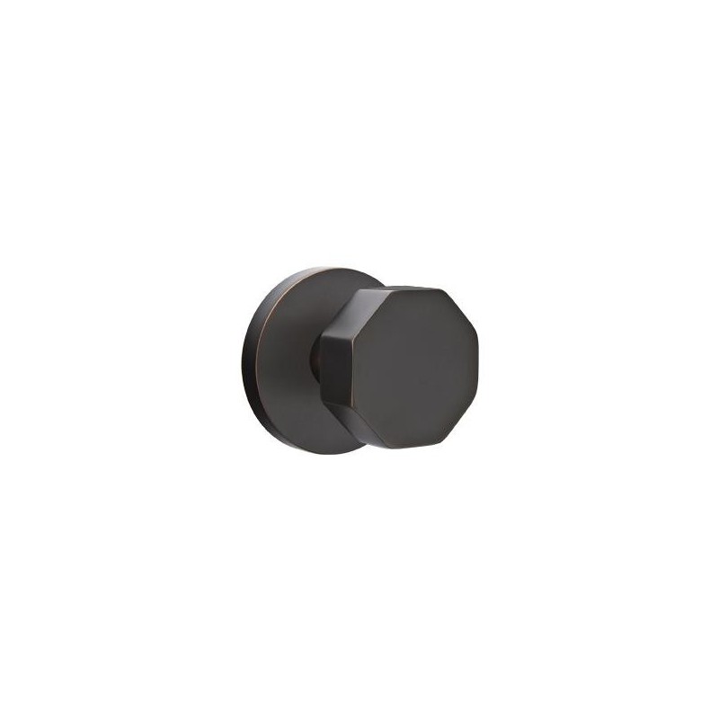 Emtek Octagon Knob with Disk Rosette